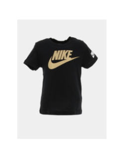 T-shirt à manches courtes futura evergreen noir doré enfant - Nike