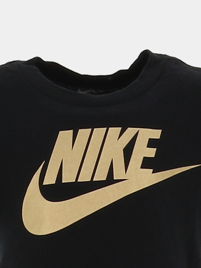 T-shirt à manches courtes futura evergreen noir doré enfant - Nike