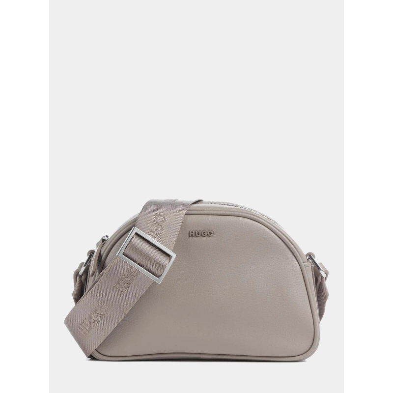 Sac bandoulière moon beige femme - Hugo