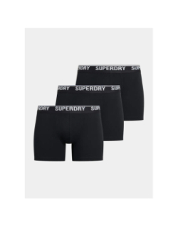 Pack de 3 boxers logo noir homme - Superdry