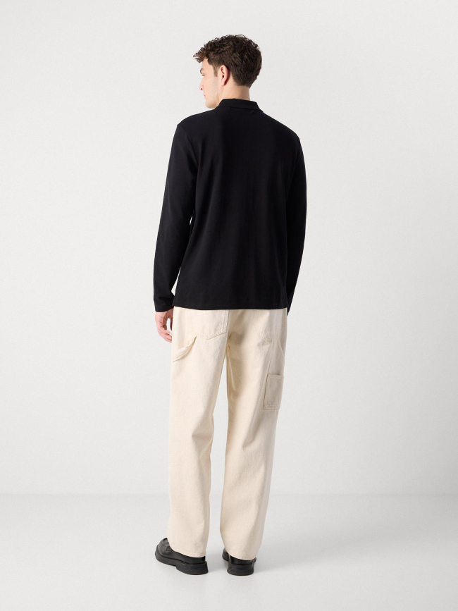 Polo à manches courtes donoslong noir homme - Hugo