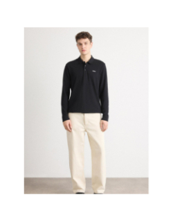 Polo à manches courtes donoslong noir homme - Hugo
