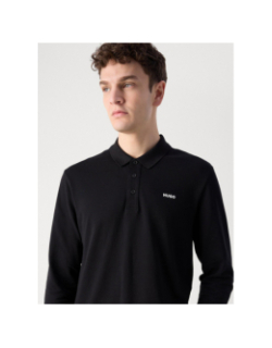 Polo à manches courtes donoslong noir homme - Hugo