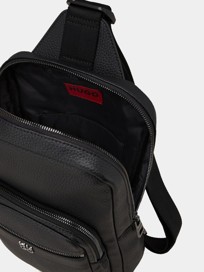 Sacoche quantic noir homme - Hugo