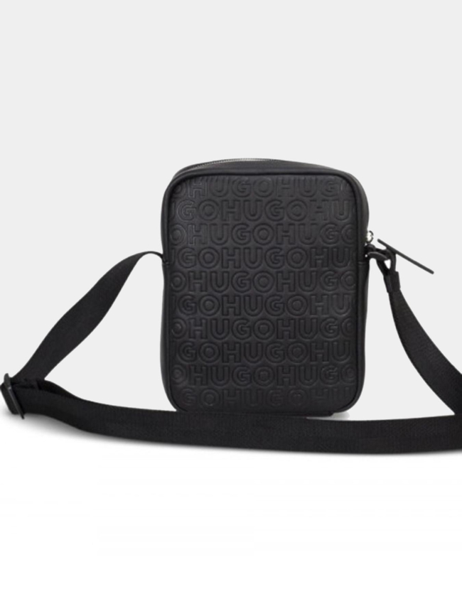 Sacoche bandoulière en simili cuir ethon 2.0 noir homme - Hugo