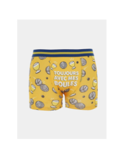 Boxer passion pétanque jaune homme - Stc