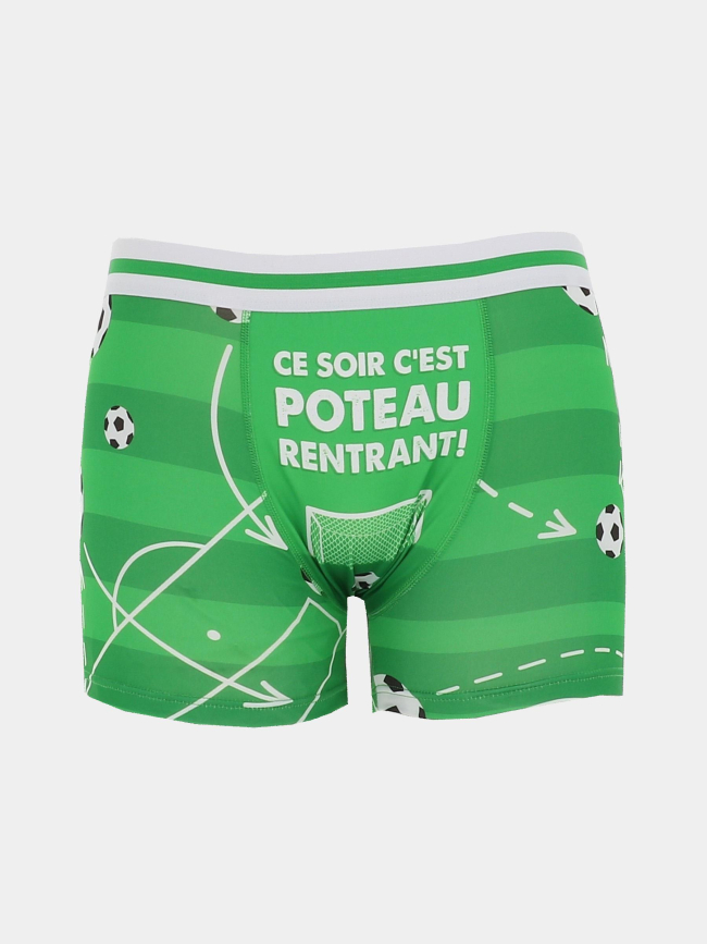 Boxer passion football vert homme - Stc