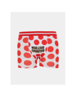 Boxer passion cyclisme rouge blanc homme - Stc