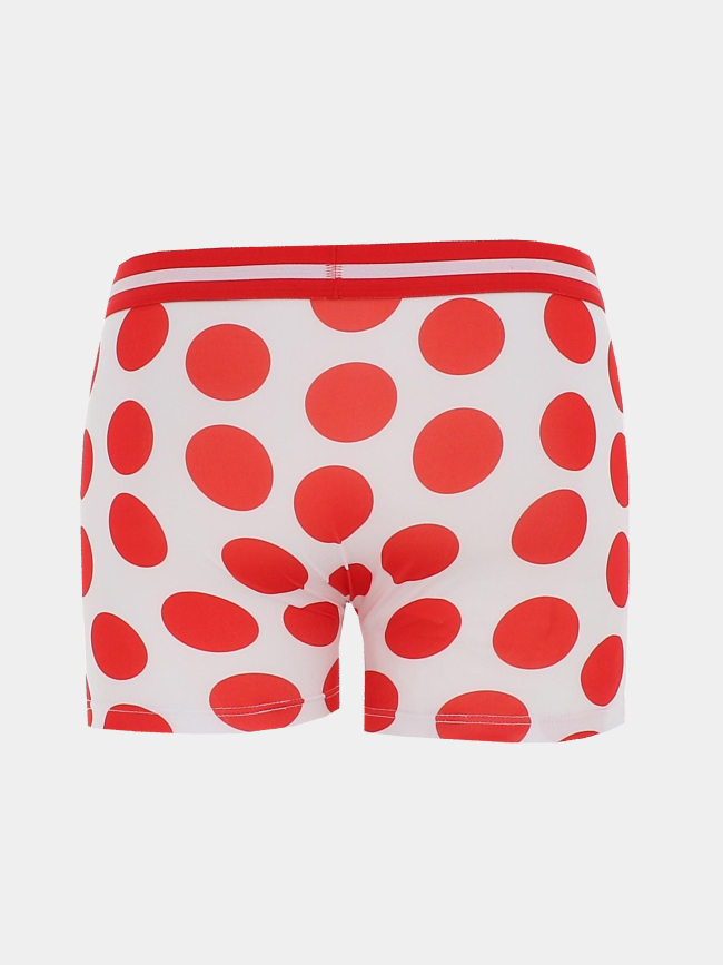 Boxer passion cyclisme rouge blanc homme - Stc