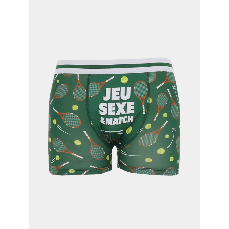 Boxer passion tennis vert homme - Stc