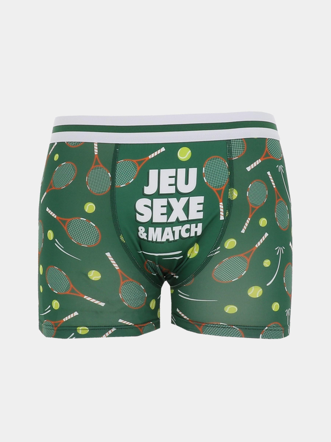 Boxer passion tennis vert homme - Stc