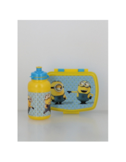 Boite à gouter et gourde minions jaune enfant - Stc