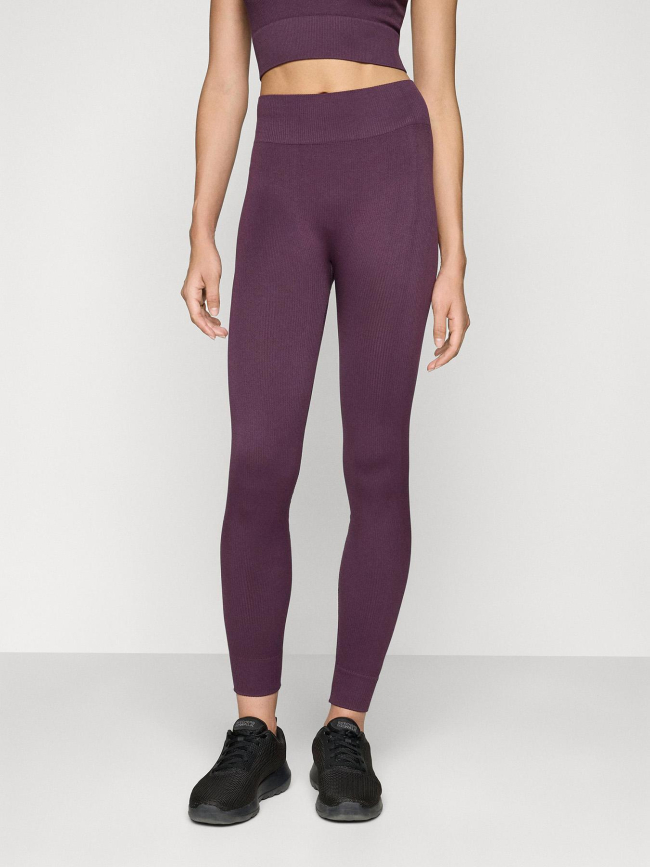 Legging côtelé jaia life violet femme - Only Play