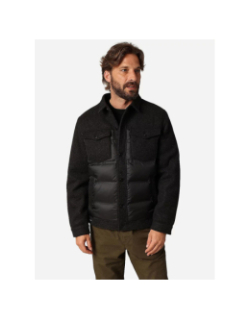 Blouson matelassée gusto noir homme - Deeluxe