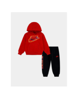 Ensemble jogging nkb nsw rouge noir enfant - Nike