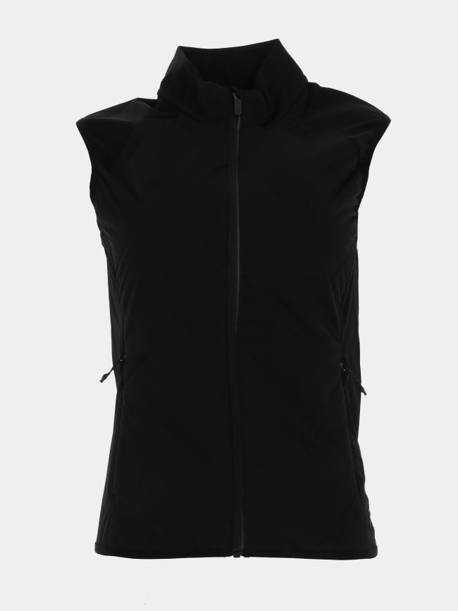 Veste de running sans manches matelassée merjala noir femme - Rukka