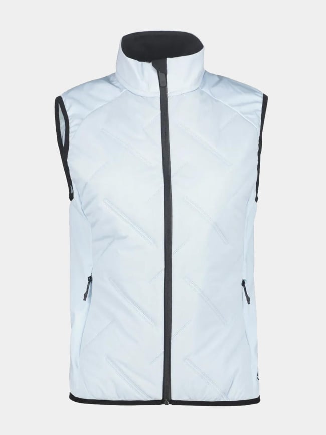 Veste de running sans manches merjala bleu ciel femme - Rukka