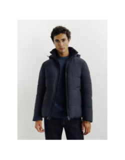 Doudoune courte à capuche redy bleu marine homme - Izac
