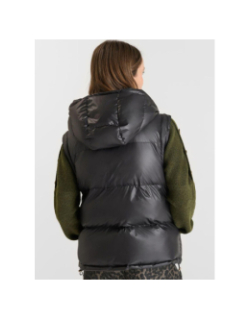 Doudoune à manches dézippables inge noir femme - Le Temps Des Cerises