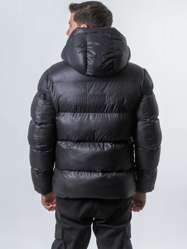 Doudoune silver noir homme - Helvetica