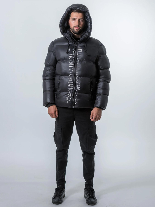 Doudoune silver noir homme - Helvetica