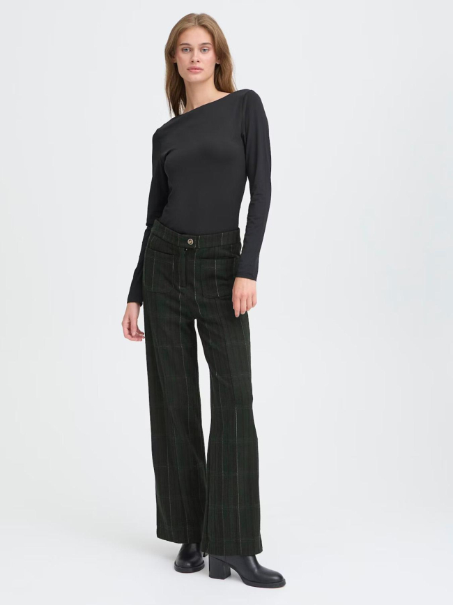 Pantalon kate wooley noir femme - Ichi