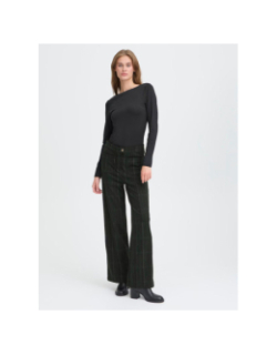 Pantalon kate wooley noir femme - Ichi