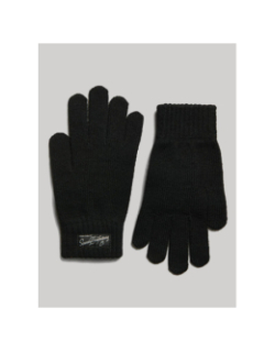 Gants vintage classic new jet noir homme - Superdry