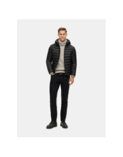 Veste matelassée à capuche fuji noir homme - Superdry