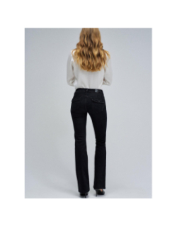 Jean wonder taille basse bootcut noir femme - Salsa