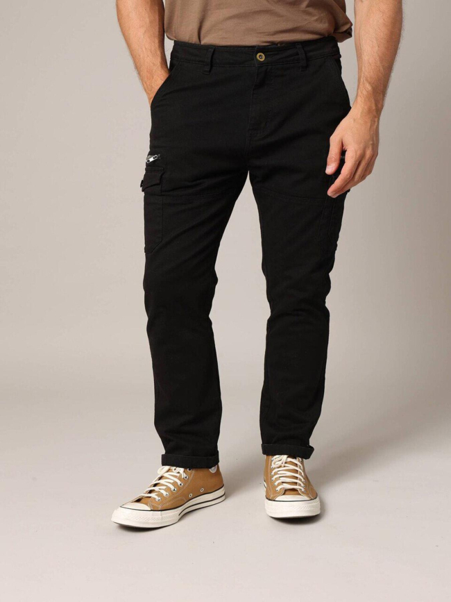 Pantalon cargo danason noir homme - Deeluxe