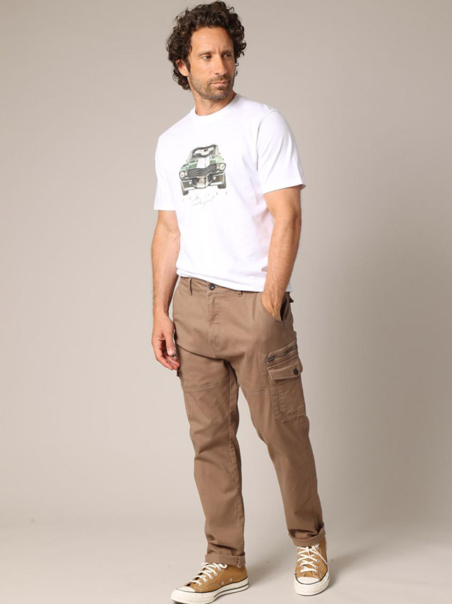 Pantalon cargo danason marron homme - Deeluxe