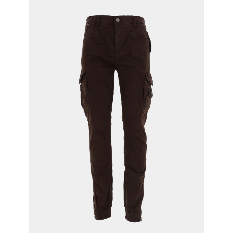 Pantalon cargo garden marron homme - Deeluxe