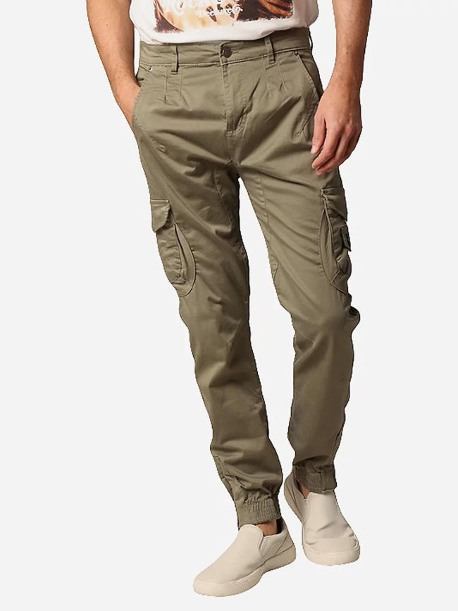 Pantalon cargo garden kaki homme - Deeluxe