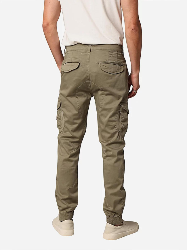 Pantalon cargo garden kaki homme - Deeluxe