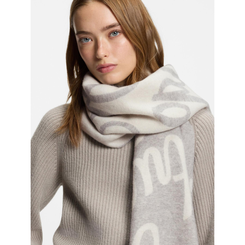 Echarpe byanca gris clair femme - Hugo