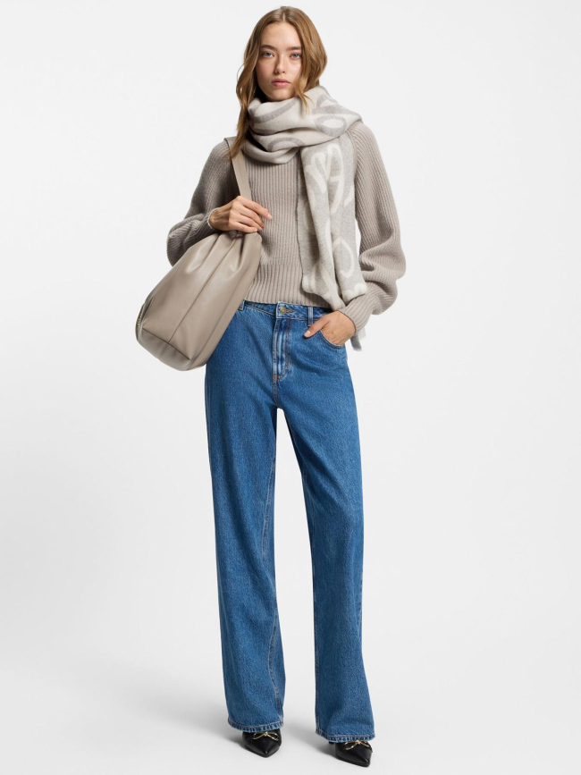 Echarpe byanca gris clair femme - Hugo