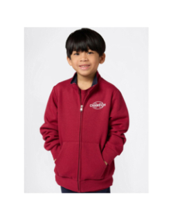 Ensemble sweat zippé et jogging bordeaux noir enfant - Champion