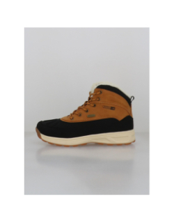 Bottes après-ski macedo camel noir homme - Elementerre