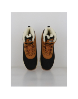 Bottes après-ski macedo camel noir homme - Elementerre