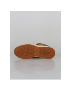 Bottes après-ski macedo camel noir homme - Elementerre