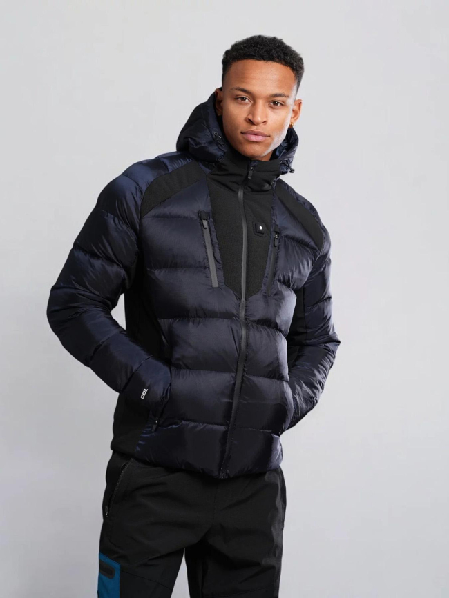 Doudoune chauffante minnesota bleu homme - Comme Des Loups