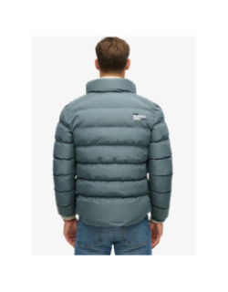 Doudoune sports bleu gris homme - Superdry