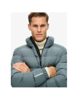 Doudoune sports bleu gris homme - Superdry