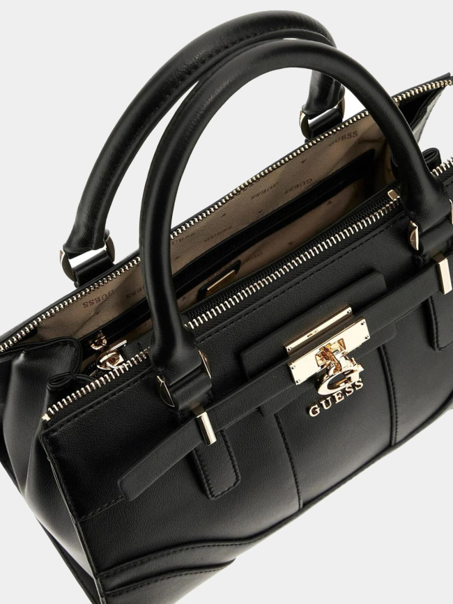 Sac à main mini latona noir femme - Guess