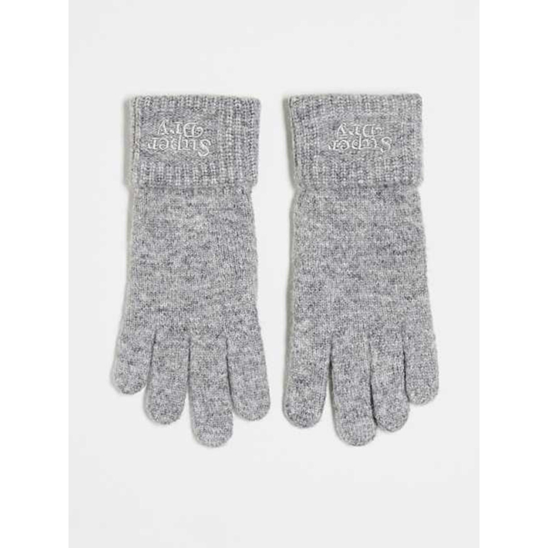 Gants en maille gris femme - Superdry