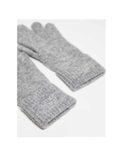 Gants en maille gris femme - Superdry