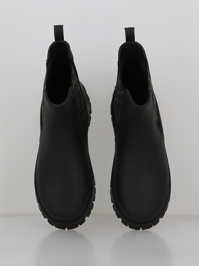 Boots imperméable lula léopard noir femme - Only