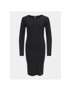 Robe mini côtelé belfast noir fille - Only