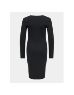 Robe mini côtelé belfast noir fille - Only